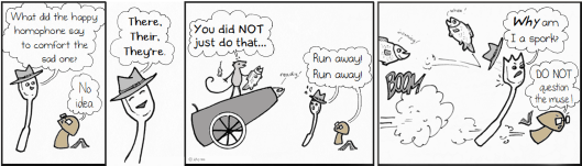 Sarah Mouse and the ballistic anti-pun carp cannon of doom