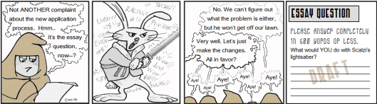 Sasquan Application process improves to make Scalzi Bunny shut up already