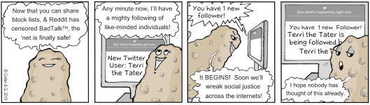 CHORFs and SJWs love twitter