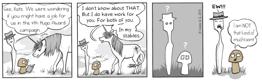 Kate the Impaler offers Codex and Q a disgusing job