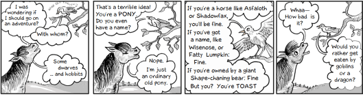 Ponies are the red shirts of the Lord of the Rings and The Hobbit