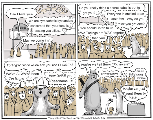 Knock. Knock. Who's there? Disingenous comment trolls.