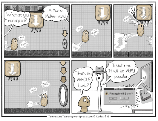 Quizzer_Designs_a_Mario_Maker_Level_with_Terri