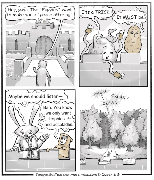 The Sad Puppies bring the Torlings a Gift Special Delivery