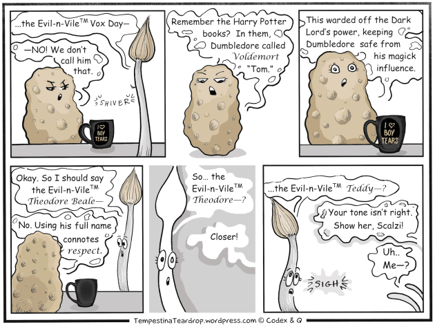 Terri Instructs the new CHORF intern on how to say Vox Day