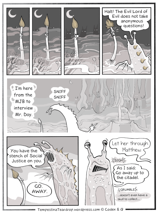 The Chive Intern is stopped enroute to Vox Day's Citadel