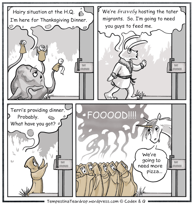 The CHORFS escape to TiaT Studios for Thanksgiving Dinner