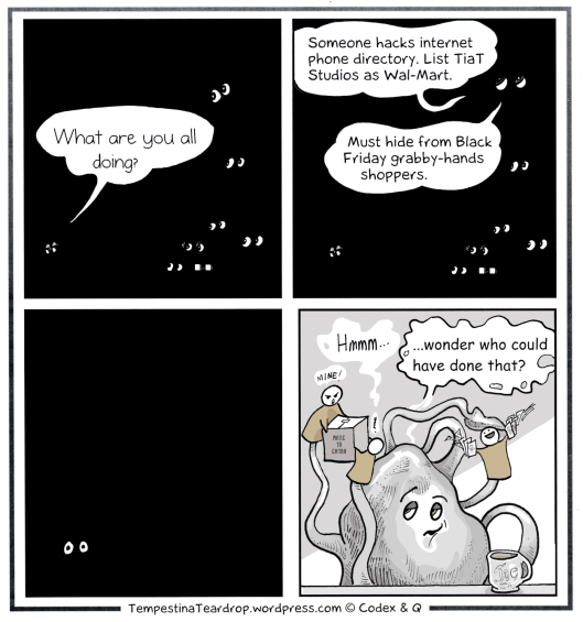 Tiat Studios Critters Hide from Black Friday Shoppers