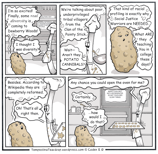 Terri the Tater plans to bring Real DIversity to Dewberry Woods