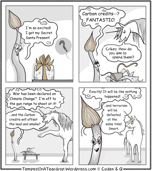 The Chive intern gets carbon credits from her secret santa