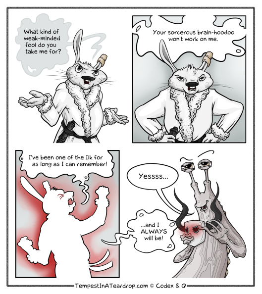 The BunnyBoy knows on which side the bread is buttered...