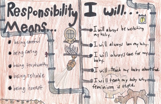 I will not let my baby grow up to become a cartoonist...