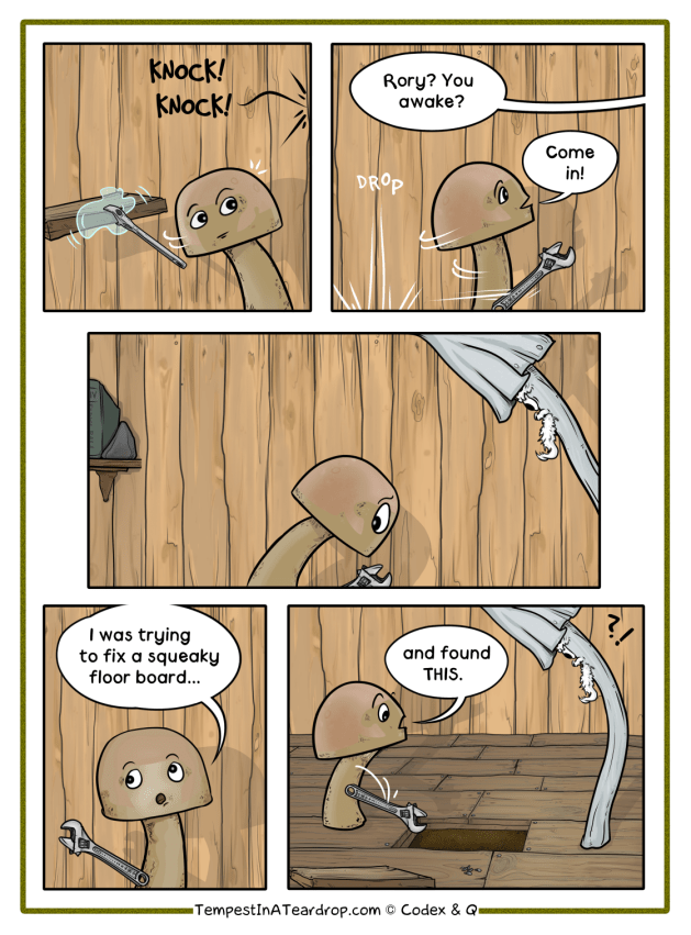 A cliffhanger! Answers on Monday! Probably!